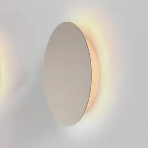 Applique murale LED Escale Blade, taupe, Ø 24 cmVendu parluminaire