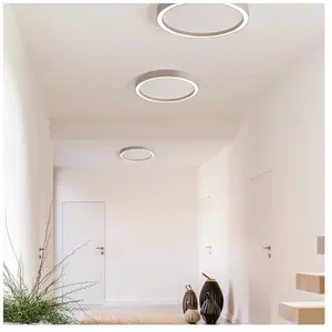 Comparateur de prix : Bopp Aura Plafonnier LED Ø 55cm blanc/taupe