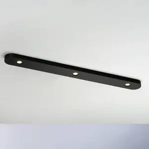 Comparateur de prix : Bopp Close plafonnier LED à 3 lampes noir