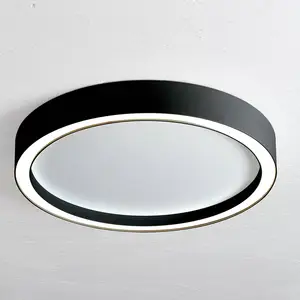 Bopp Aura Plafonnier LED Ø 30cm blanc/noirVendu parluminaire
