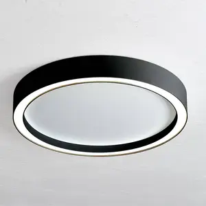 Plafonnier LED Bopp Aura Ø 40cm blanc/noirVendu parluminaire