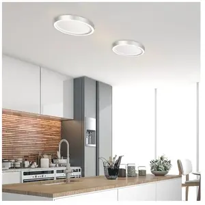 Comparateur de prix : Plafonnier LED Bopp Aura Ø 40cm blanc/aluminium