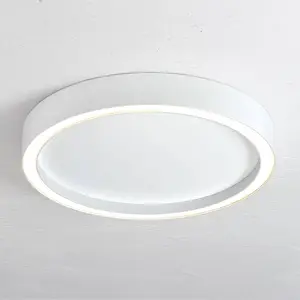 Comparateur de prix : Plafonnier LED Bopp Aura Ø 40cm blanc/blanc