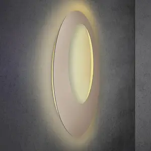 Escale Blade Open applique murale LED taupe Ø 95 cmVendu parluminaire