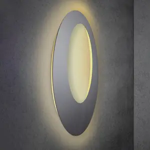 Escale Blade Open applique murale LED anthracite Ø 95cmVendu parluminaire