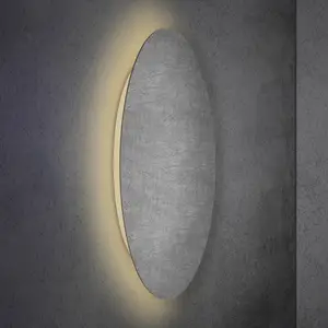 Applique murale LED Escale Blade, aspect béton, Ø 95 cmVendu parluminaire