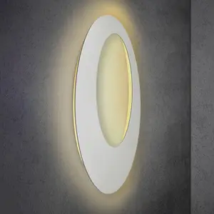 Applique murale LED Escale Blade Open, argent, Ø 95 cmVendu parluminaire