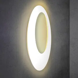 Applique murale LED Escale Blade Open, blanc, Ø 95 cmVendu parluminaire