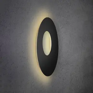 Escale Blade Open applique murale LED noir Ø 59 cmVendu parluminaire