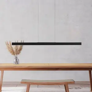 Suspension LED Bopp Nano 2.0, longueur 140 cm, noir, métal pas cher