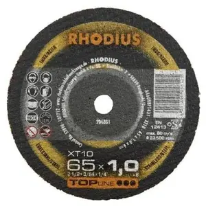 Rhodius - disque à tronçonner droit XT10 mini 205067 100 mm 10 mm 1 pc(s) pas cher