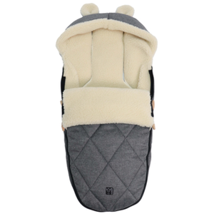 Kaiser 65825 XL EARS WOOL, chancelière en laine (anthracite chiné) pas cher