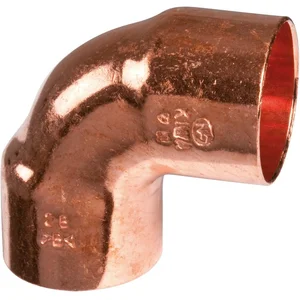 Raccord cuivre coudé 90° à souder - Femelle petit rayon - Ø 25 mm - Co...