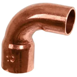 Comparateur de prix : Ecolands - Courbe 90° cuivre à souder Mâle Femelle Ø32