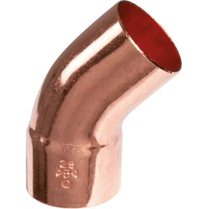 Comparateur de prix : CONEX/BÄNNINGER Ecolands - Raccord cuivre coudé 45° à souder - Mâle / femelle - ø 14 mm