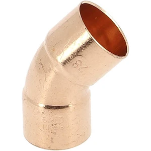 Comparateur de prix : BESOIN D'HABITAT Raccord cuivre coudé 45° à souder - Femelle - Ø 28 mm - Conex / Bänninger