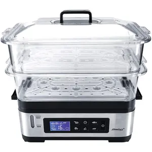 Cuiseur vapeur - Steba Germany - DG 2 - Gris - 1200 Watt pas cher