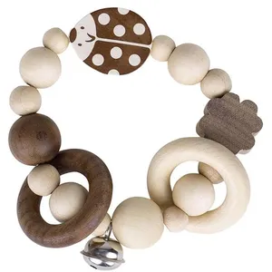 Heimess Hochet coccinelle élastique naturel pas cher