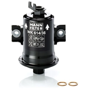 Mann filter WK 614/36 x Filtre à carburant - VÉHICULE DE TOURISME + UTILITAIRES pas cher