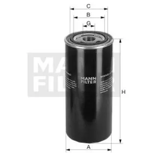 Mann filter WD 940/14 Filtre à huile - APPLICATIONS NON ROUTIÈRES pas cher