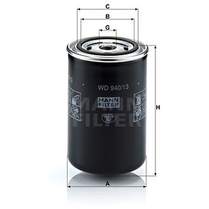 Comparateur de prix : Mann filter WD 940/13 Filtre à huile - APPLICATIONS NON ROUTIÈRES