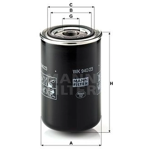 Mann filter WK 940/23 Filtre à carburant - APPLICATIONS NON ROUTIÈRES pas cher