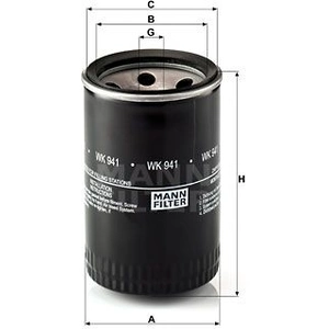 Mann filter Filtre à carburant (Ref: WK 941 (10)) pas cher