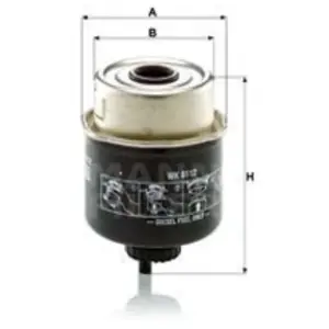 Mann filter WK 8112 Filtre à carburant - APPLICATIONS NON ROUTIÈRES pas cher