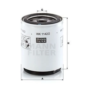 Mann filter WK 1142/2 x Filtre à carburant - APPLICATIONS NON ROUTIÈRES pas cher