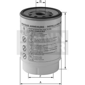 Mann filter PL 270/1 x Filtre à carburant - APPLICATIONS NON ROUTIÈRES pas cher