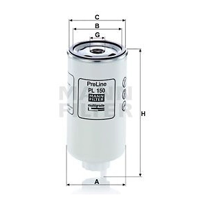 Mann filter PL 150 Filtre à carburant - APPLICATIONS NON ROUTIÈRES pas cher