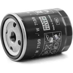 Mann filter W 713/9 Filtre à huile - VÉHICULE DE TOURISME + UTILITAIRES pas cher