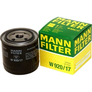 Mann filter W 920/17 Filtre à huile - VÉHICULE DE TOURISME + UTILITAIRES pas cher