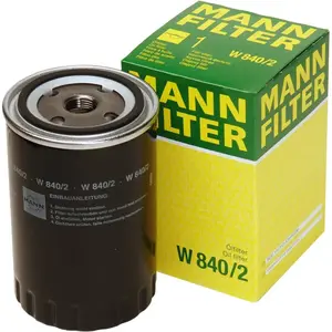 Mann filter W 840/2 Filtre à huile - VÉHICULE DE TOURISME + UTILITAIRES pas cher