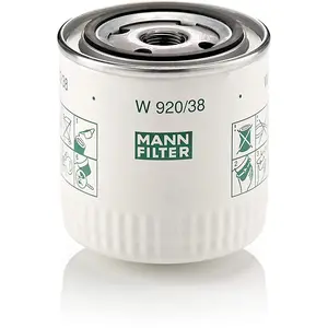 Mann filter W 920/38 Filtre à huile - VÉHICULE DE TOURISME + UTILITAIRES pas cher