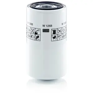 Comparateur de prix : Mann filter Filtre, système hydraulique de travail (Ref: W 1268)