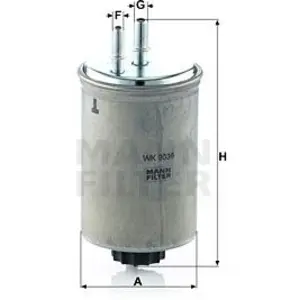 Mann filter WK 9036 Filtre à carburant - APPLICATIONS NON ROUTIÈRES pas cher