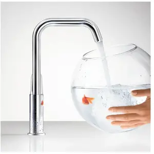 Mitigeur de lavabo à bec haut pivotant Hansgrohe Focus 240 - Chromé pas cher