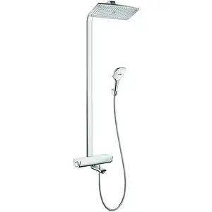 Hansgrohe Colonne bain douche thermostatique Raindance E 360 blanc et chromé TUVendu paramazon