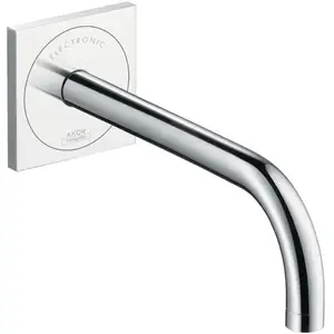 Axor Uno - Mitigeur électronique de lavabo pour montage encastré, alimentation 230 v, chrome 38120000