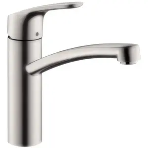 Comparateur de prix : hansgrohe Mitigeur de cuisine Focus M41 160 1 jet, Aspect acier inox, 31806800