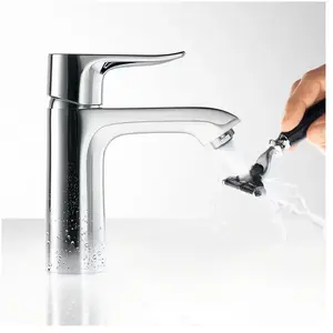 Mitigeur lavabo Metris 110, sans tirette ni vidage chromé Hansgrohe pas cher