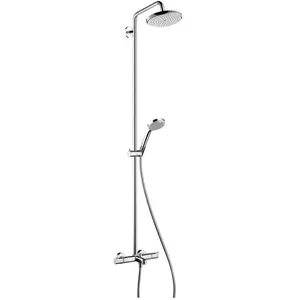 Colonne bain douche thermostatique HANSGROHE Croma 220 chromé pas cher