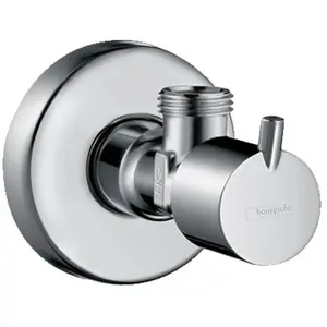 Comparateur de prix : hansgrohe Robinet d'arrêt S sortie G 3/8, Chromé, 13901000