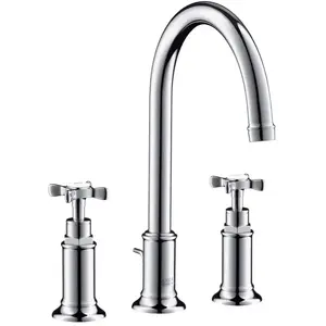 Robinet Mélangeur Lavabo 3 trous AXOR MONTREUX EcoSmart Hansgrohe - Chrome pas cher