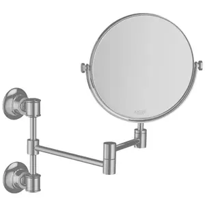 Comparateur de prix : AXOR Montreux Miroir cosmétique, grossissement x 1,7, x 1, 42090820,