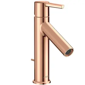 hansgrohe Mitigeur lavabo monocommande 100 Axor Starck A 103 mm, m HG, tirette, poli or rouge pas cher