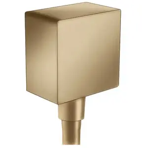 Comparateur de prix : Hansgrohe Coude de raccordement Square, bronze brossé (26455140)