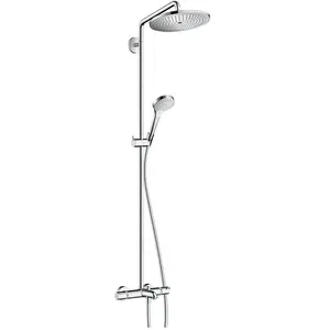 Colonne bain douche thermostatique Croma Select S 280 chromé Hansgrohe pas cher