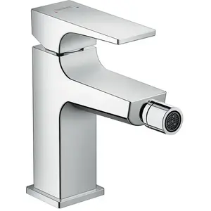 Mitigeur bidet poignée manette, bonde Push-Open chromé Hansgrohe pas cher